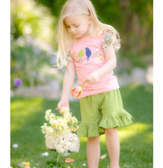 Persnickety Forget Me Not Mae Shorts - Picture 2 of 4